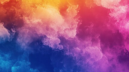 Wall Mural - Abstract Colorful Cloud