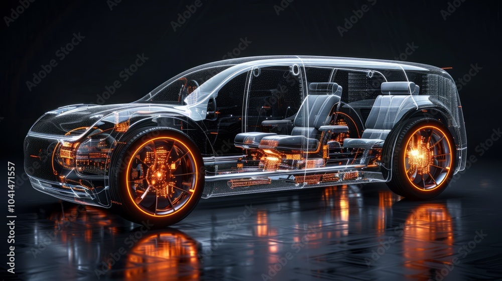 Exploring the innovative design of an electric vehicle, this ...