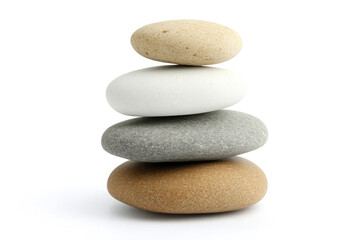 A stack of four rocks on top of each other