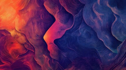 Poster - Line art painting of an icon logo for a web wallpaper background design