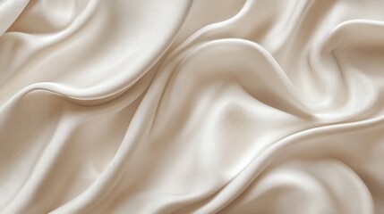Poster - 3D rendering of a stylish light beige textile background for innovative design projects