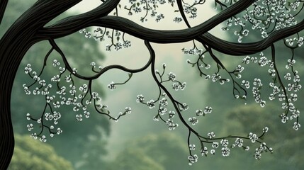 Poster - Lush Green Bokeh Backdrop