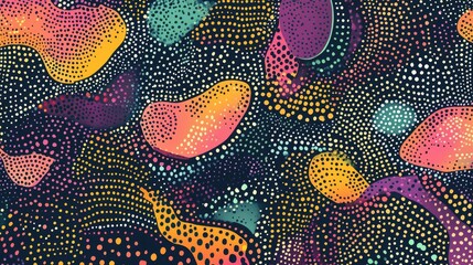 Poster - Abstract background pattern with dotted design elements