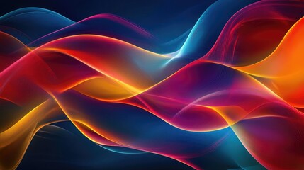 Poster - Colorful abstract background featuring dynamic and vibrant elements
