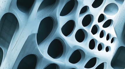 Poster - Seamless background featuring an abstract architectural design