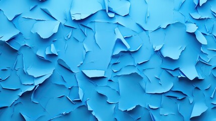 Poster - Textured blue construction paper creating a grunge abstract backdrop