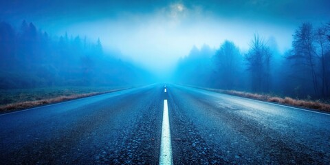 blue fog, extreme close-up, road, textured wallpaper, background