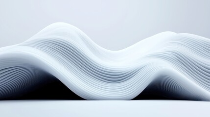 Poster - Fluid Harmony, an endless flow of abstract curves intertwining in vibrant colors, creating a mesmerizing visual rhythm that captivates the senses and invites exploration.
