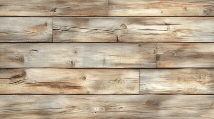 Poster - Serene wood wall pattern background characterized by lighttoned wooden panels with subtle knots creating a calming effect suitable for a minimalist space