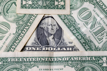 Wall Mural - one dollar bill