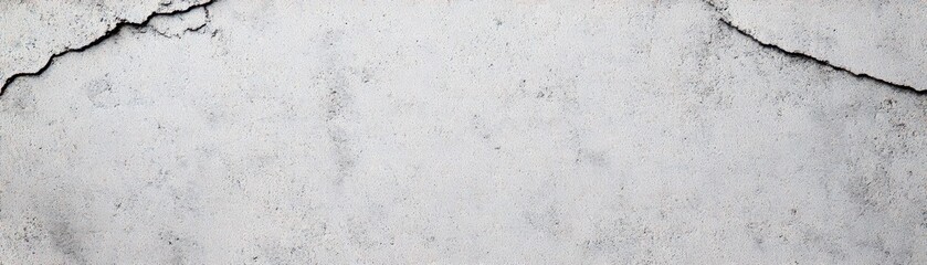 Poster - Textured gray concrete wall background with subtle cracks, perfect for architectural and design projects, adding depth and character.
