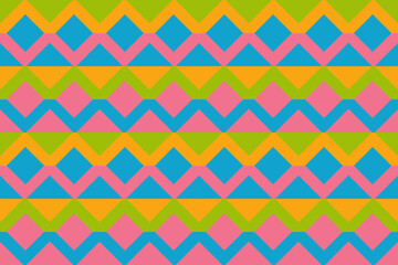 colorful abstract ethnic seamless pattern in tribal.geometric design background texture in native am