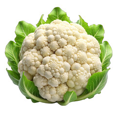 Wall Mural - 
cauliflower isolated on white
