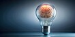 © yuwaree - Brain in a light bulb illuminating with bright ideas
