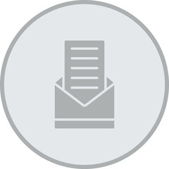 Poster - Open Envelope Icon Design