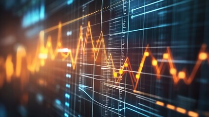 Poster - Digital Data Visualization with Dynamic Graph Elements