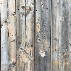 Poster - Rustic weathered wood panelling wall background cracks and knots capturing a natural organic feel that brings warmth and charm to the space perfect for a countryside interior