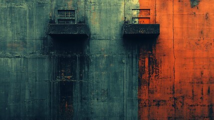 Poster - Panoramic Cityscape with Towering Buildings