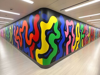 Poster - Colorful Graffiti Wall with Intricate Designs