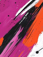 Poster - Abstract Representation of Urban Life Colors