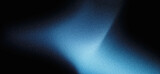 Glowing blue abstract shape, dark grainy black blue background, noise texture futuristic dynamic poster header cover wallpaper banner backdrop design