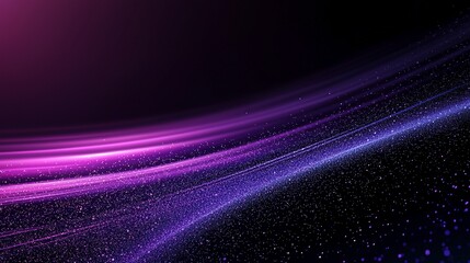 An elegant abstract background in a purple gradient transitioning to black, enhanced by a light effect, characterized by a minimalist approach and a grainy texture.