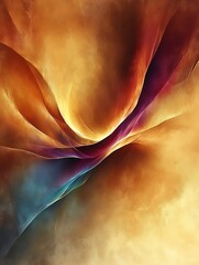 Poster - Colorful Abstract Graffiti Merging Street Art Elements