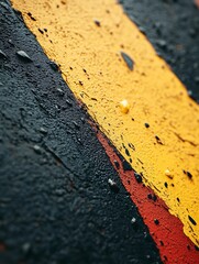Poster - Vibrant Spray Painted Design on Textured Surface