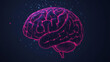 © Marketplace - A vibrant, neon pink brain illustration, surrounded by a dark background with glowing particles, symbolizing intelligence and creativity.