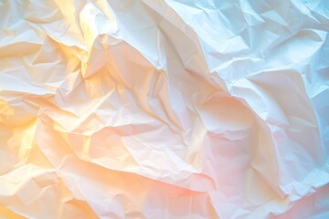 Poster - Abstract Crinkled Paper with Warm Tones
