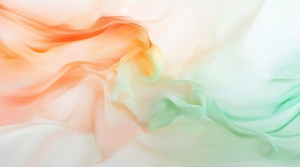 Poster - Abstract creative background of multi-colored cloudy paint strokes.