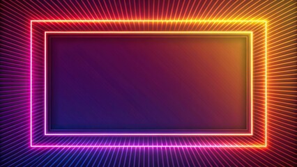 Wall Mural - abstract background with leading lines and rectangle shape