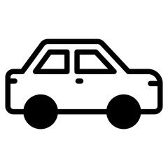 Wall Mural - car icon