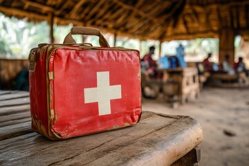 Ultra-Realistic Background Image for Health Training and Humanitarian Aid