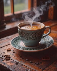 Relax With A Hot Cup Of Coffee.