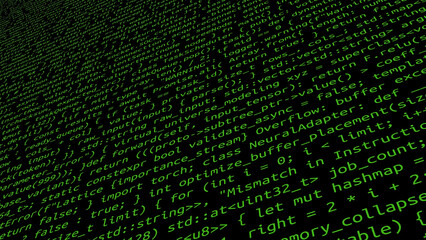 Conceptual java code of web page or javascript programming concept. Simulation of abstract software computer programming code.