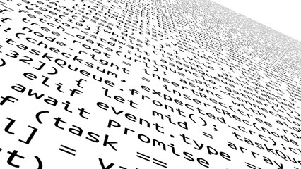 Conceptual java code of web page or javascript programming concept. Simulation of abstract software computer programming code.
