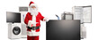 © Ljupco Smokovski - Santa claus pointing at home appliances