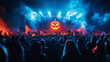 © AI-Stocks - Halloween background, concert stage, pumpkin, Illustration