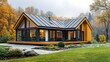 © Sopacha - 3D isometric view of a tiny loft house mockup with a minimalist design, white background, showcasing a modern open-concept layout