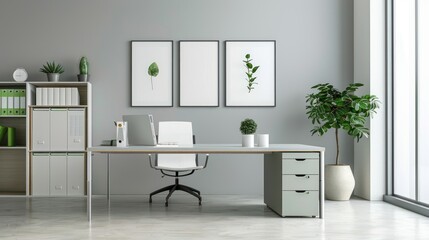 Canvas Print - Modern Minimalist Office