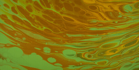 Canvas Print - Fluid Beauty: Unveiling the Mysterious Allure of Liquid Art in Oil
