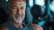 © BlackBird Studio - Smiling Senior Man in Sportswear at Gym