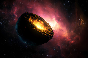 Wall Mural - Planetesimal formation during protoplanetary disk