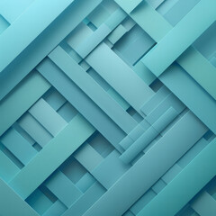 Poster - A unique arrangement of blue strips interlaces to form a textured pattern, adding depth and a contemporary feel to any design. The subtle variations in shade enhance its visual appeal.