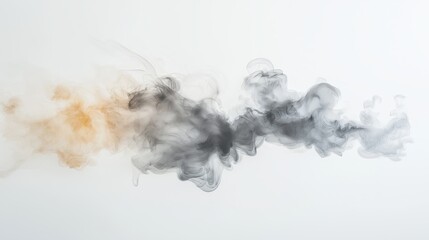 Poster - abstract creative background: volumetric ink paint cloud