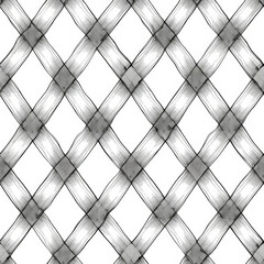 Poster - A unique pattern featuring interlacing lines that form a textured grid against a white backdrop. The design combines elegance and simplicity, making it suitable for various artistic applications.