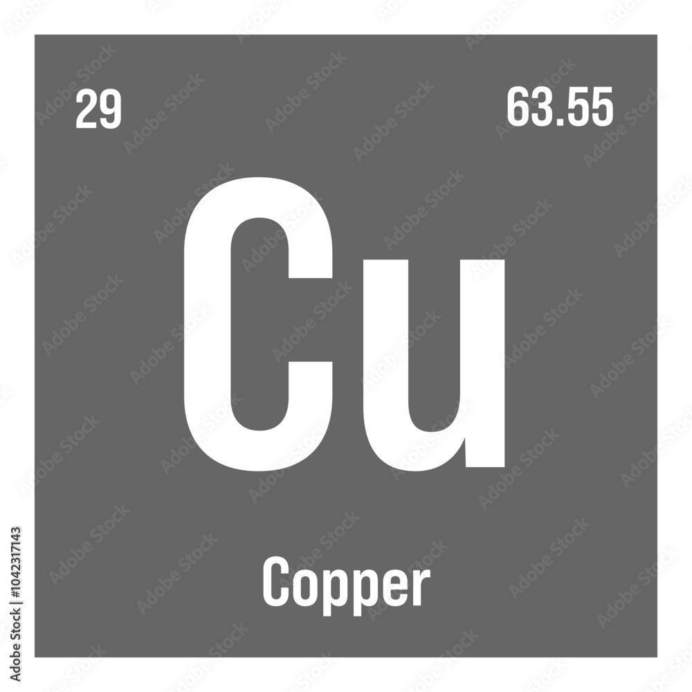 Cobalt, Co, periodic table element with name, symbol, atomic number and ...
