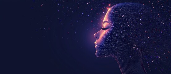 Poster - Using stock and deep learning technology, businesses analyze automated data and display it via text.