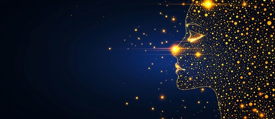 Poster - Stock and deep learning technology are used by businesses to analyze automated data and present it in text format.
